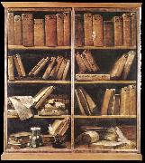 CRESPI, Giuseppe Maria Bookshelves dfg painting